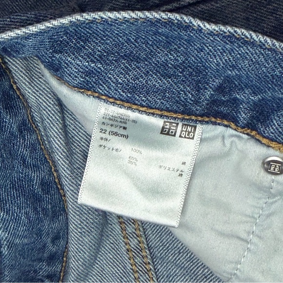 UNIQLO Women's Light Wash Straight Leg Jeans - Size 22 inch - Picture 3 of 7